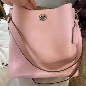 Coach Charlie Bucket Bag Light Pink - like new!